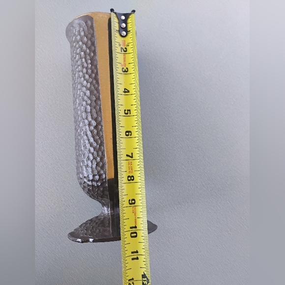 Vintage Bronze Memorial Cemetery Vase - Picture 3 of 5